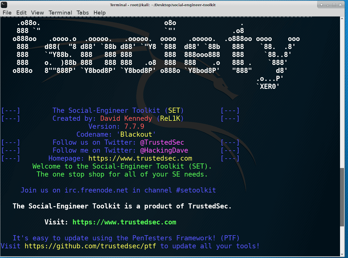 Social-Engineer Toolkit