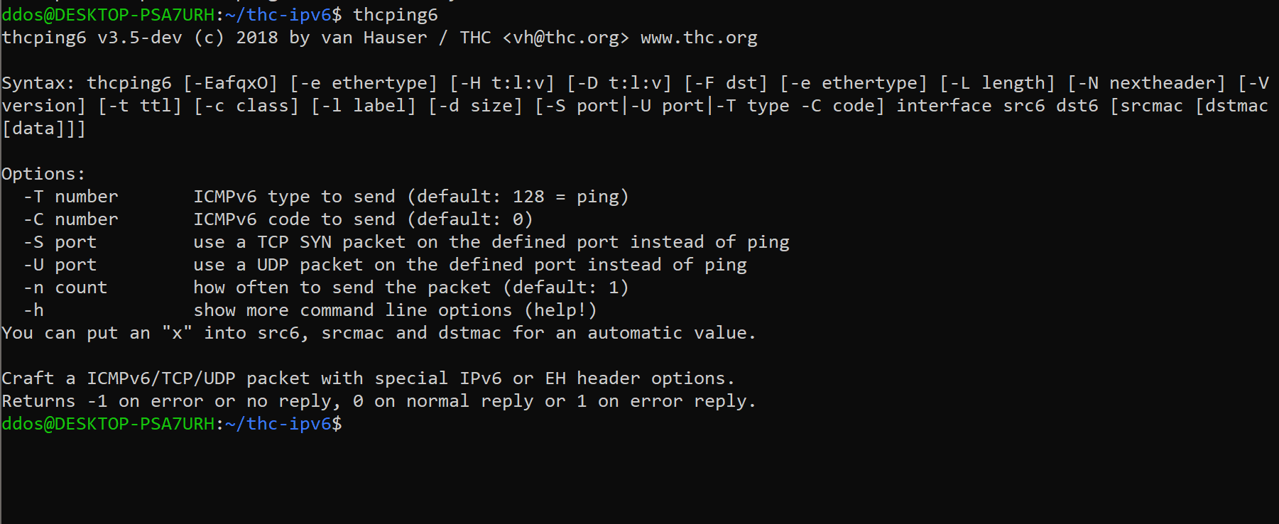 IPv6 attack toolkit