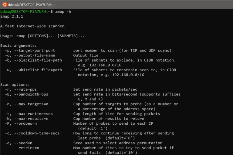 zmap v3.0 releases: fast single packet network scanner