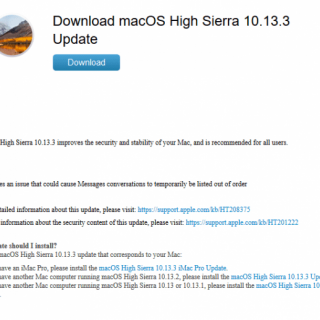 macOS 10.13.3