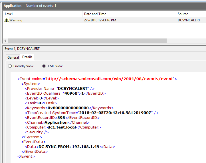 DCSYNCMonitor