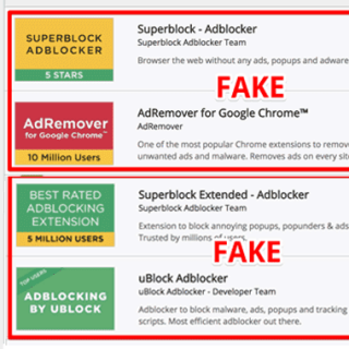 malicious ad blocker extensions
