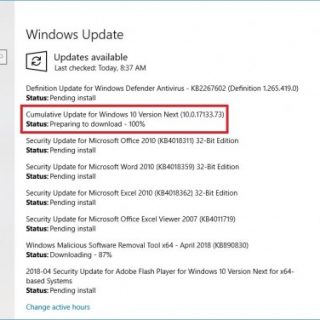 Windows 10 Spring Creator Updates