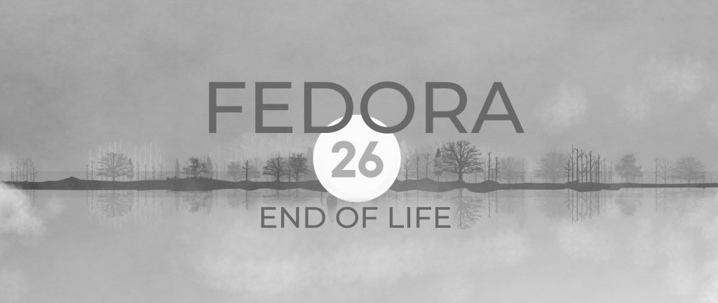 Fedora 26 EOF