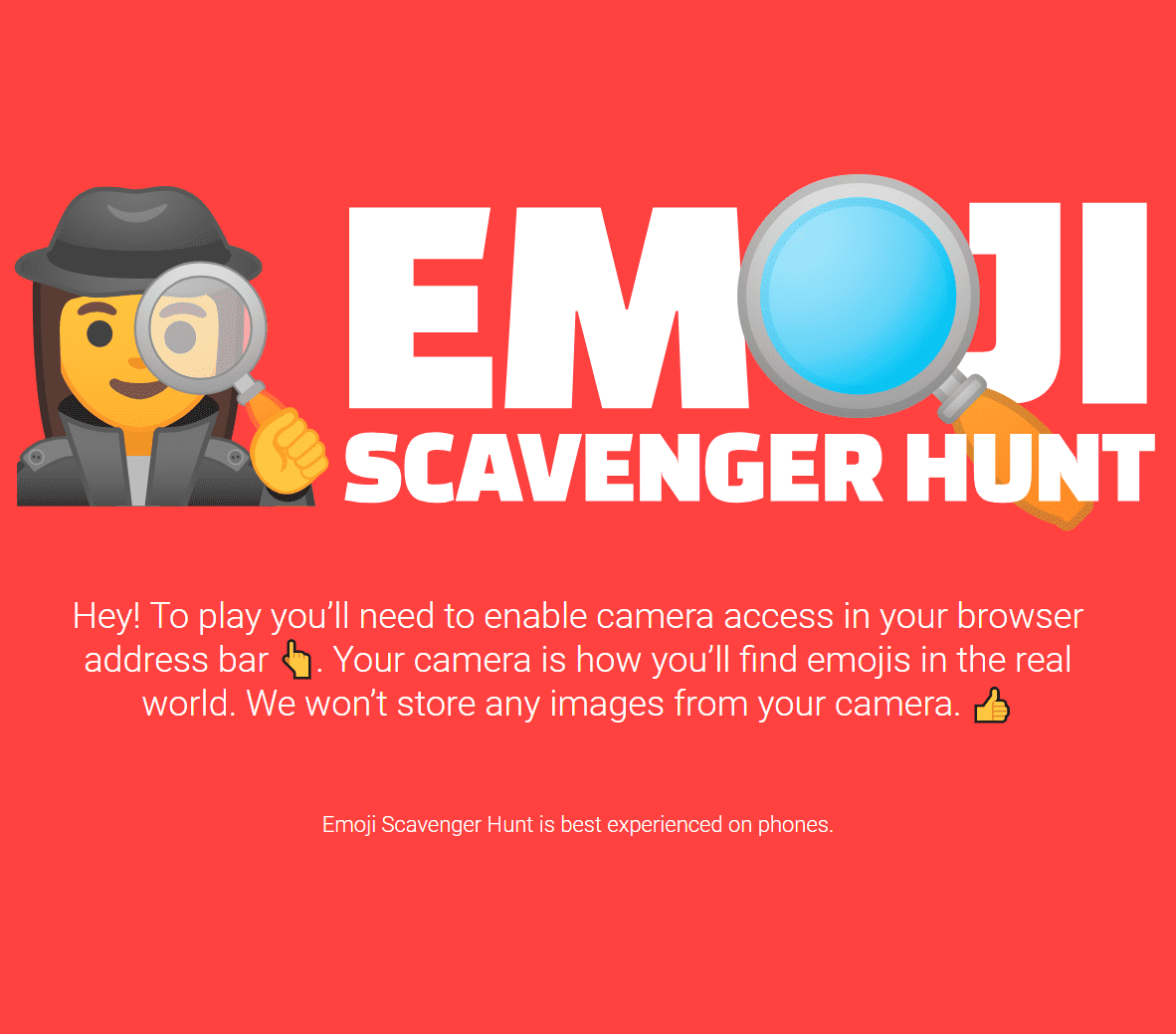 Emoji Scavenger Hunt