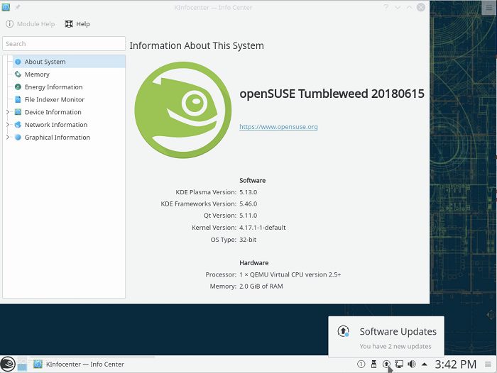 openSUSE Tumbleweed