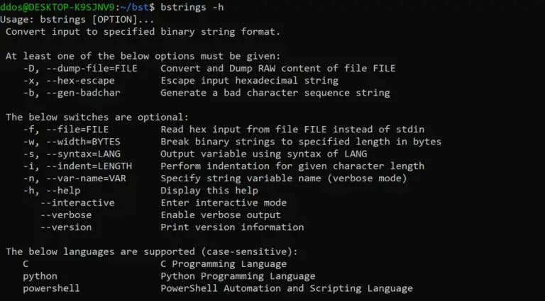 Binary String Toolkit