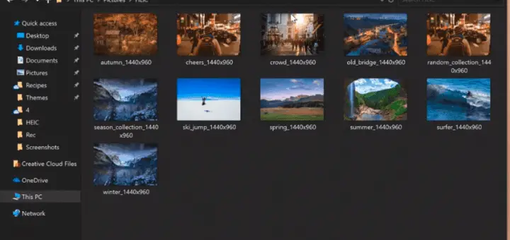 Windows 10 Explorer Dark Theme