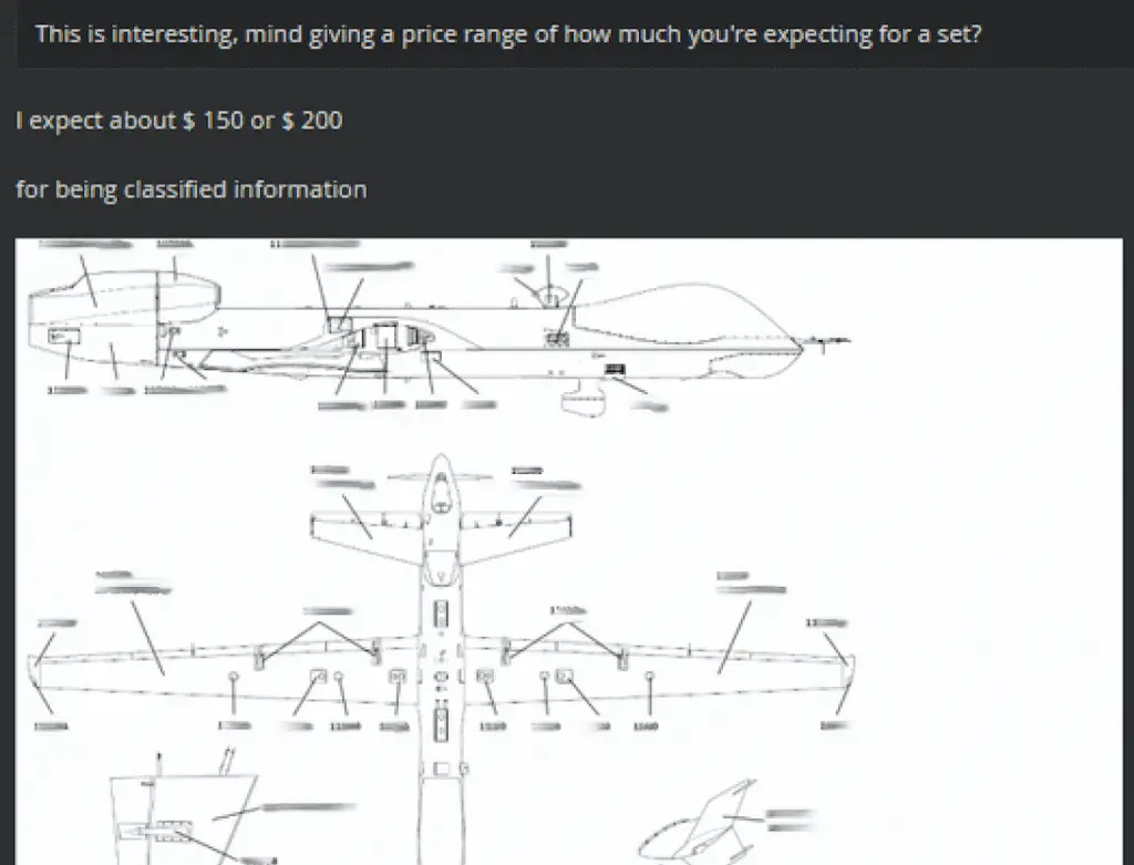 US military drone documents