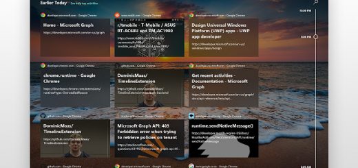 Windows 10 Timeline