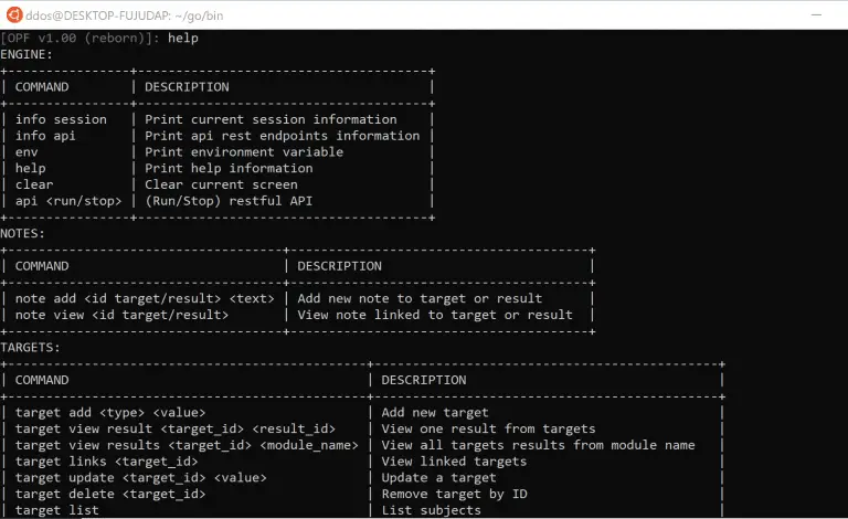 operative framework