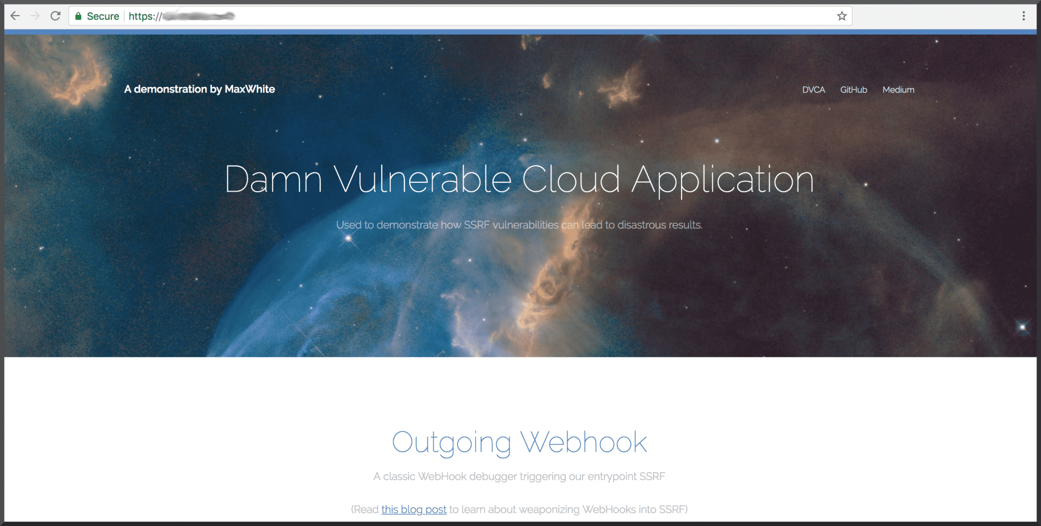 Damn Vulnerable Cloud Application