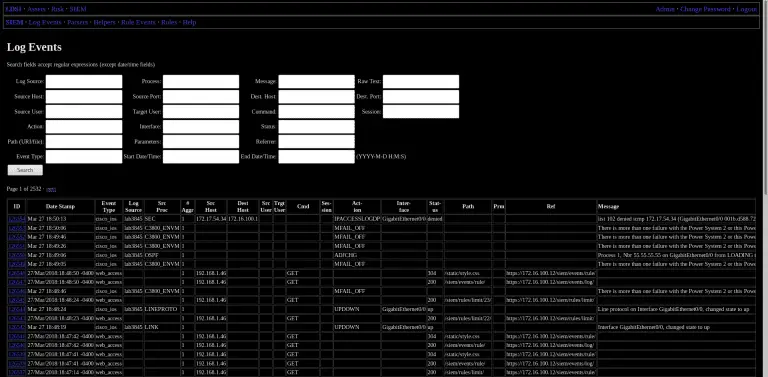 Security Information Event Management system