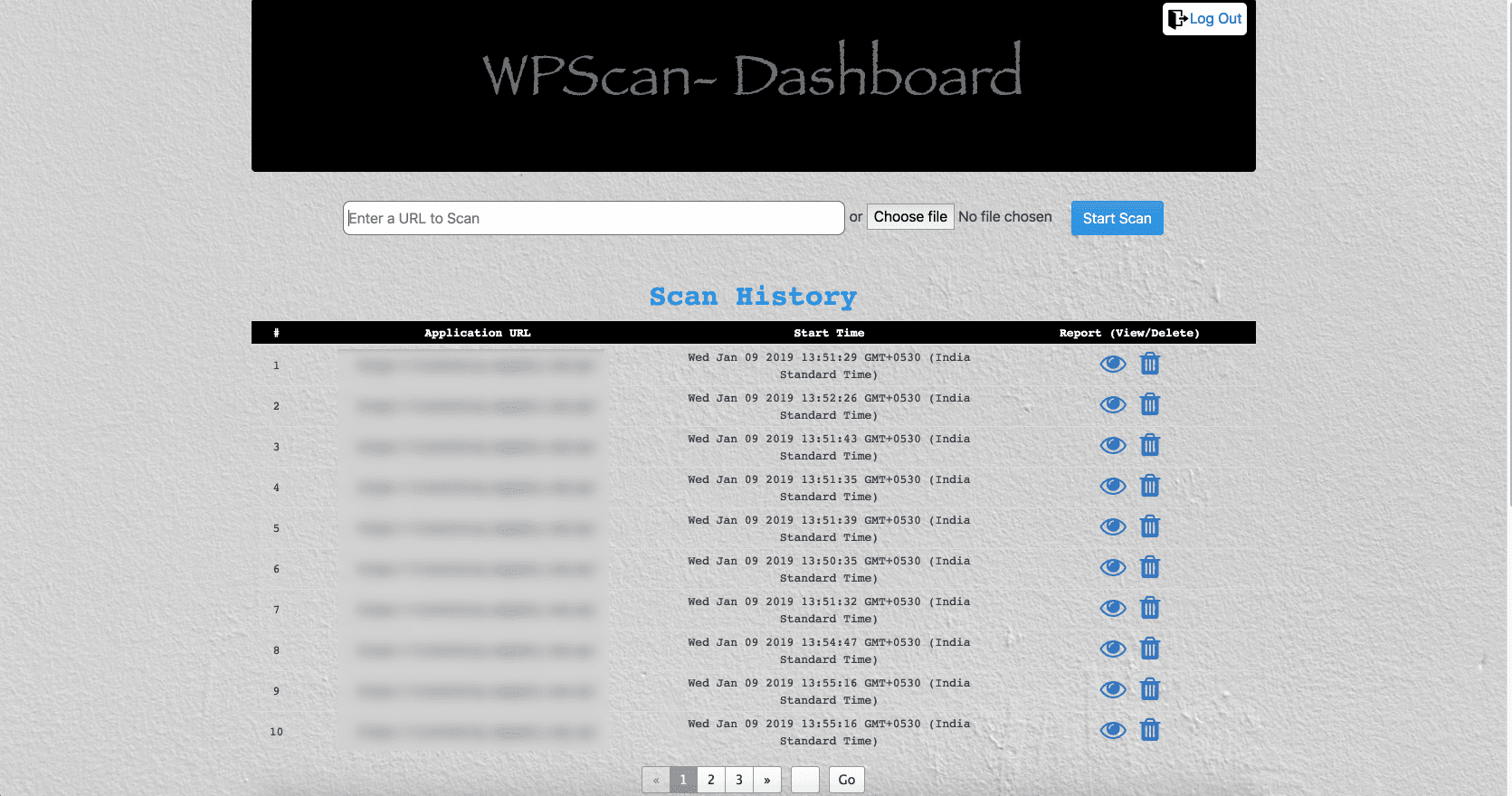 WPScan Web Interface