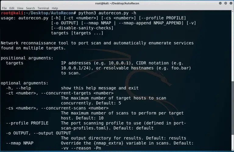 network reconnaissance tool