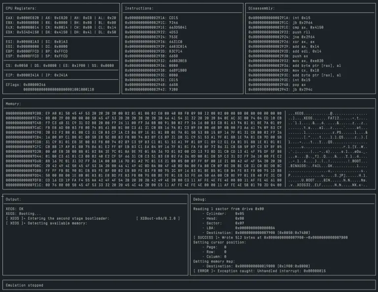 BIOS emulator