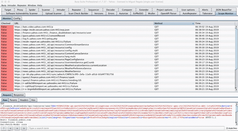 Burp Scope Monitor