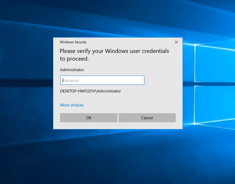 Windows active user credential