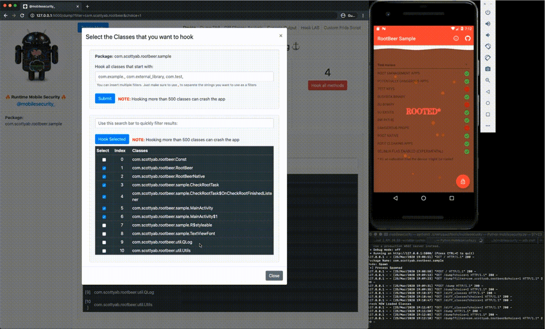 Runtime Mobile Security