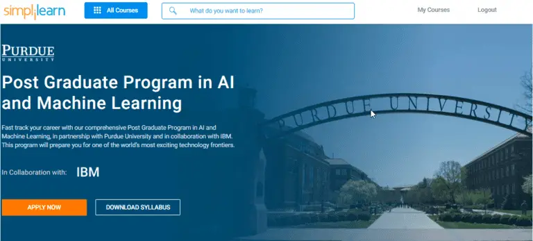 Machine Learning university