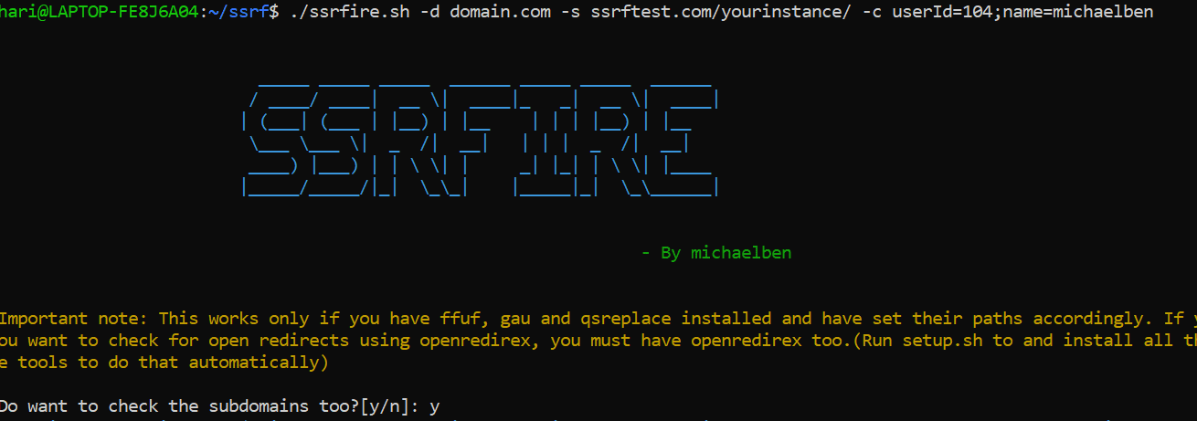 SSRFire