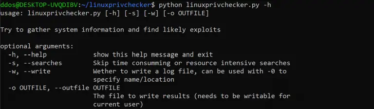 linuxprivchecker