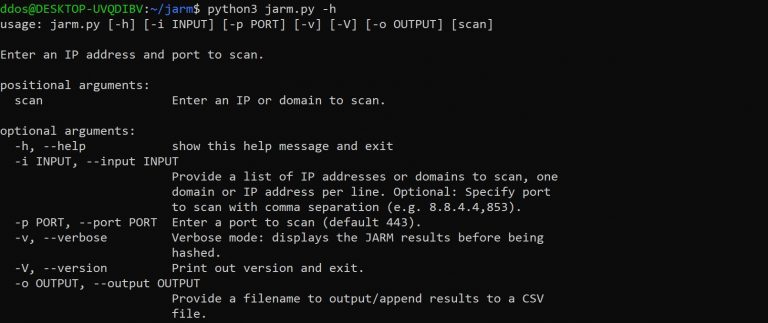 TLS server fingerprinting tool