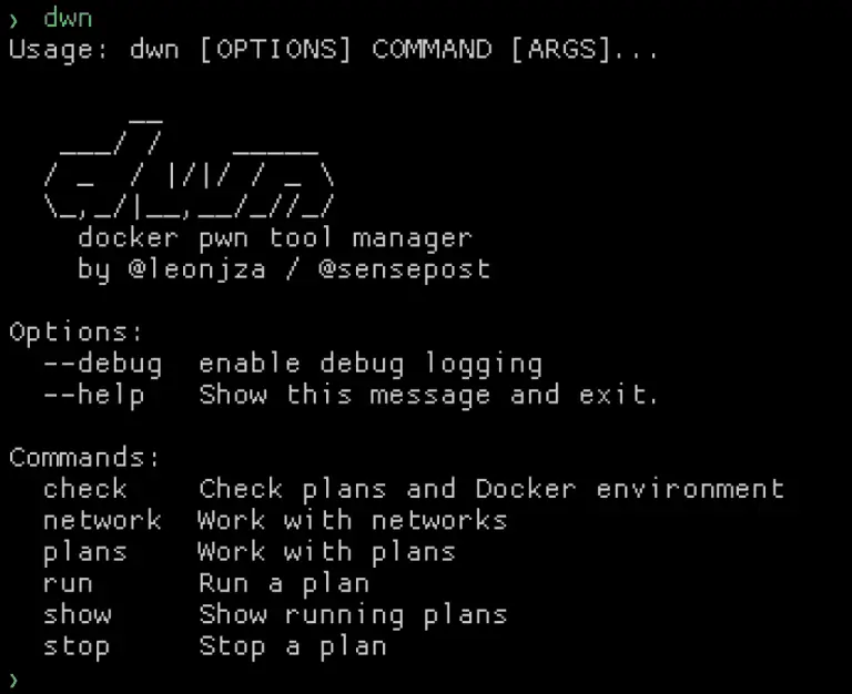 docker pwn tool