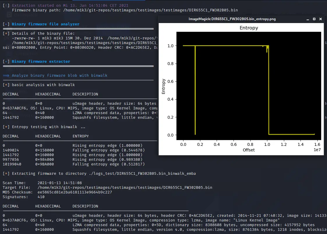 analyzer Linux-based firmware