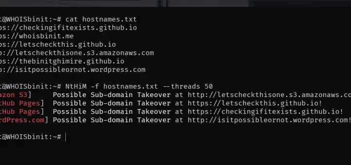 Sub-domain Takeover Detection