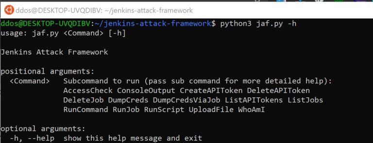 Jenkins Attack Framework