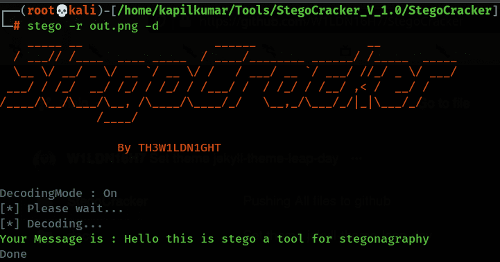 StegoCracker