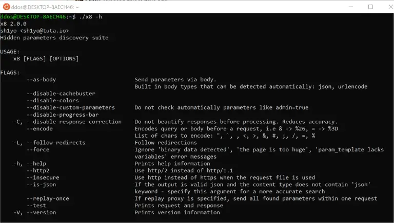 Hidden parameters discovery