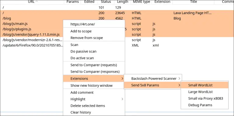 Hidden parameters discovery suite