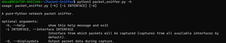 Network Packet Sniffer