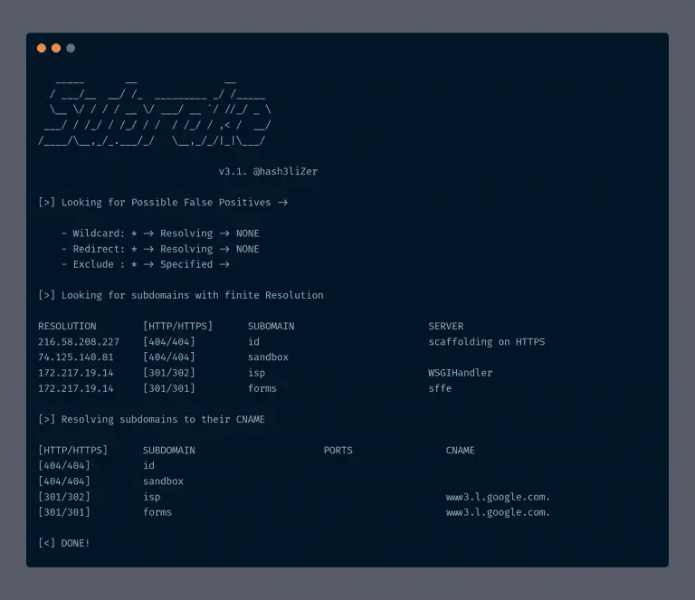 Subdomain Enumeration