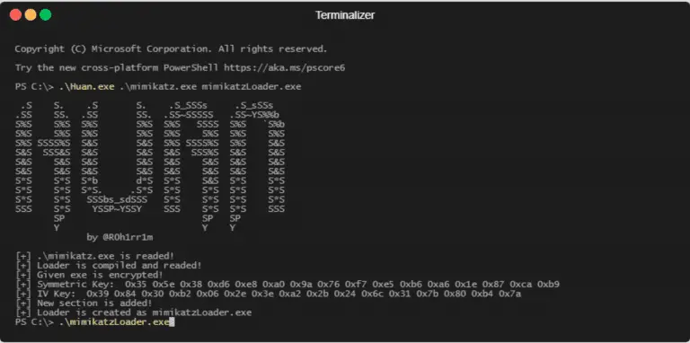 Encrypted PE Loader