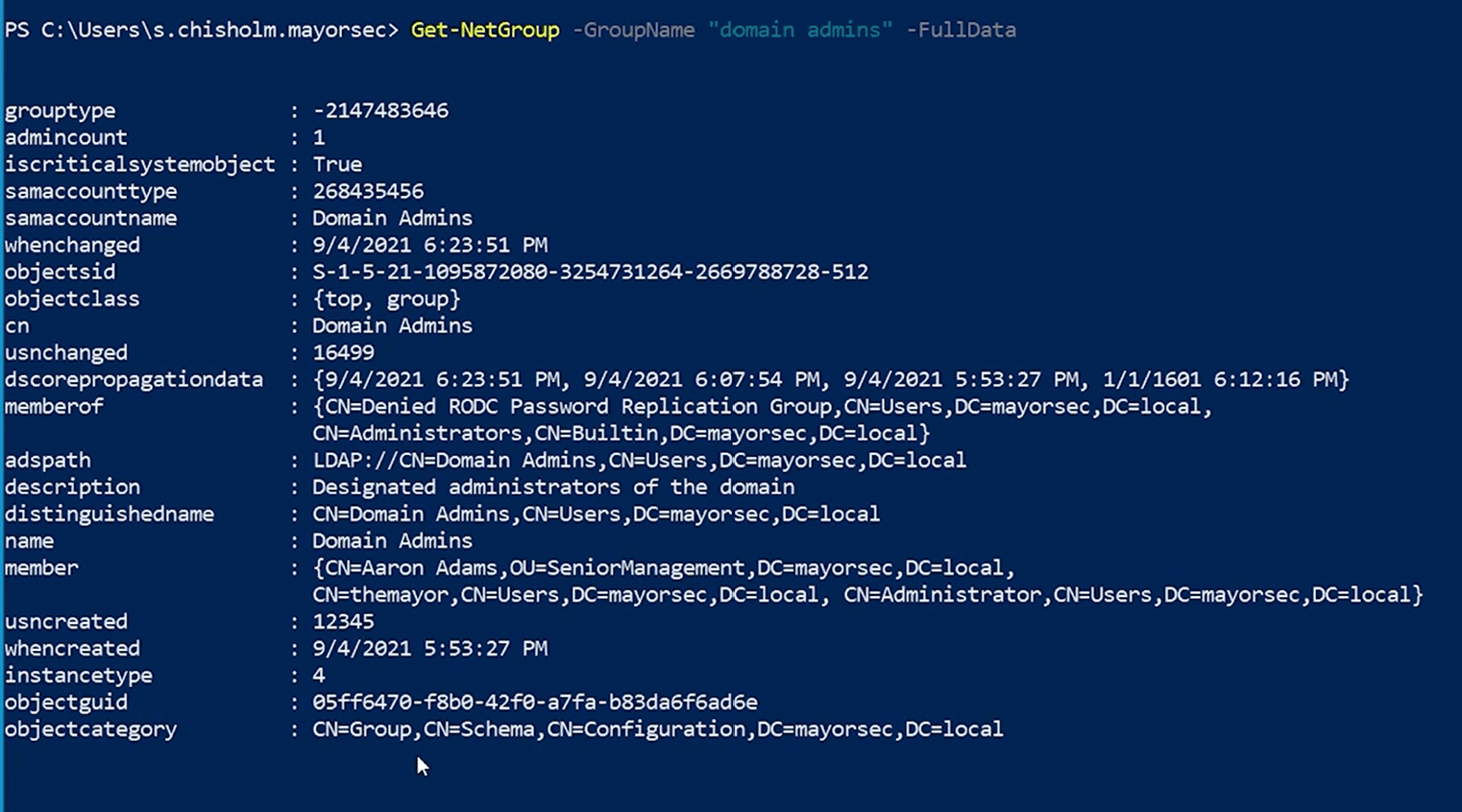 Active Directory lab