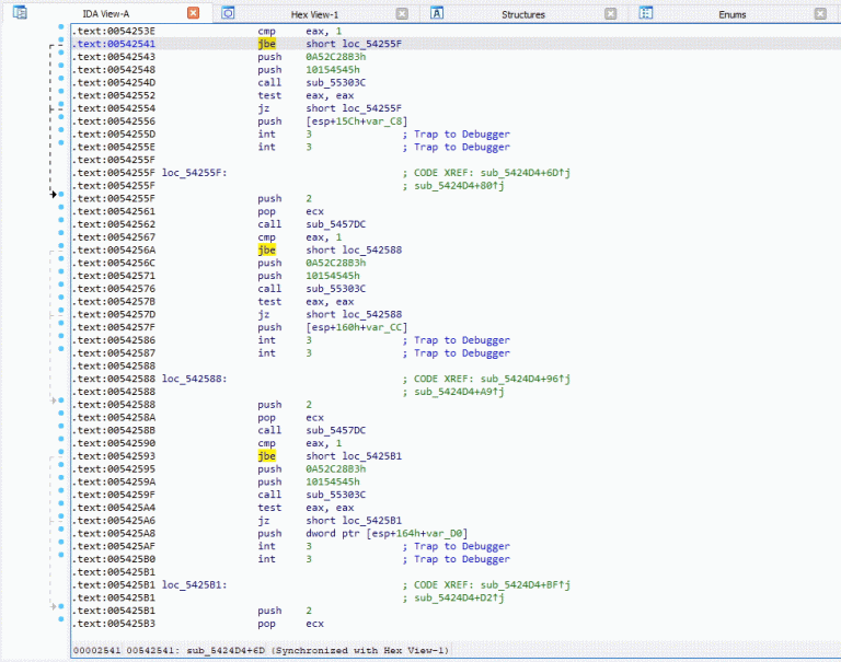 Malware string hash lookup