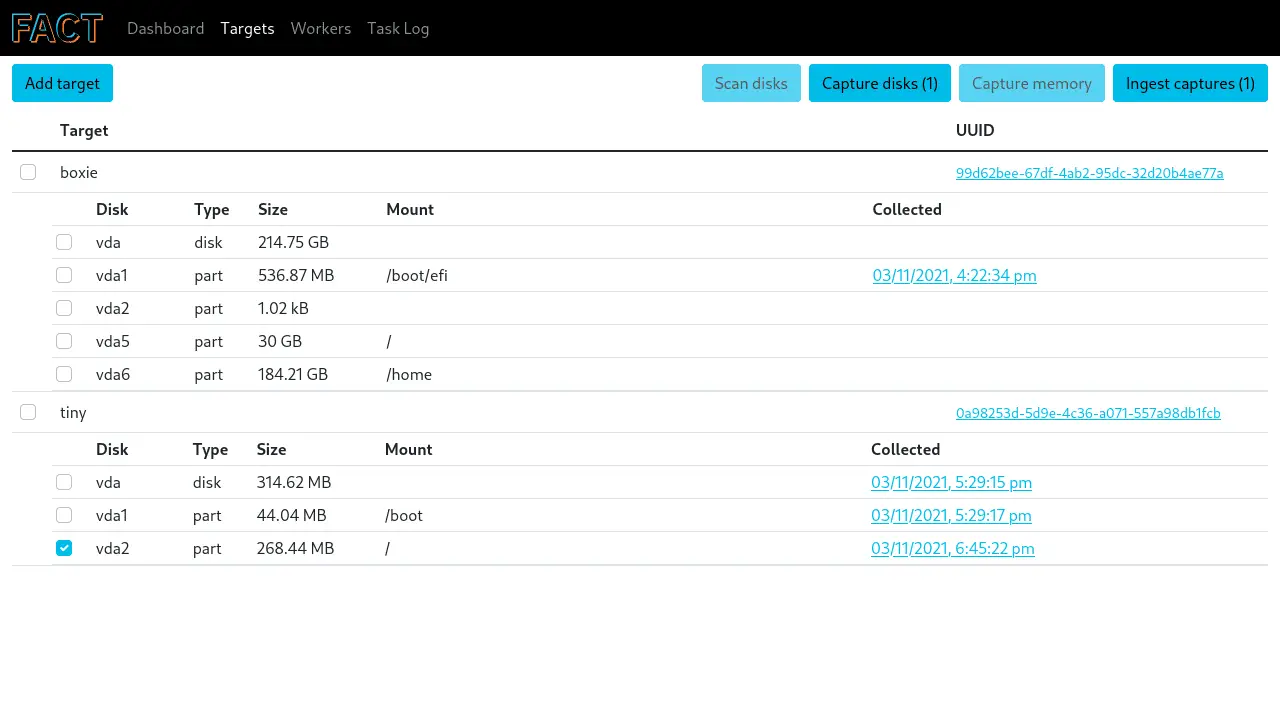 Forensic Artefact Collection Tool