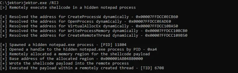 shellcode execution tool