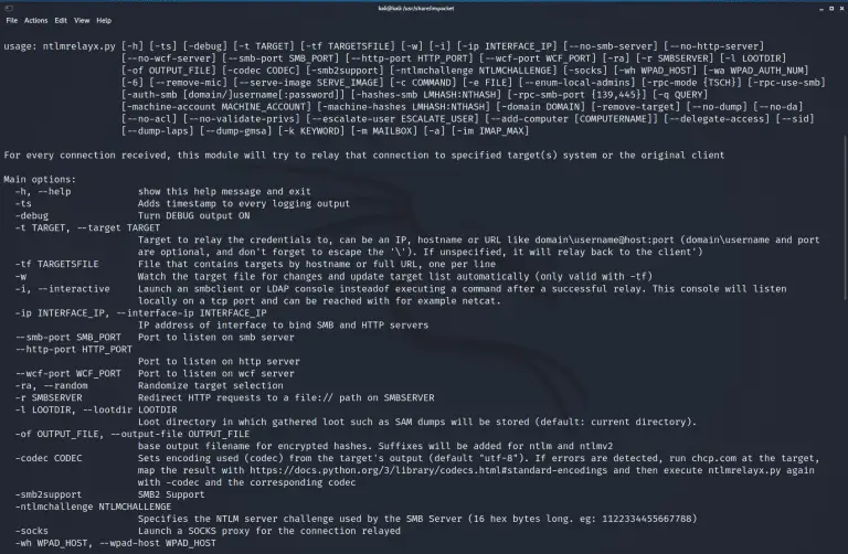 NTLM relay tool