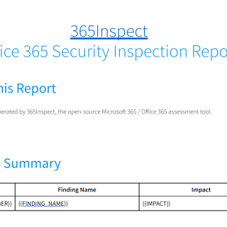 Microsoft Office 365 security assessment