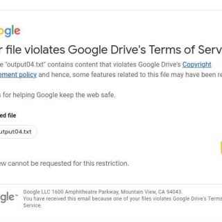 Google Drive security issues