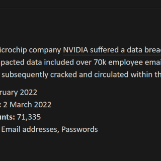 Nvidia employee credentials