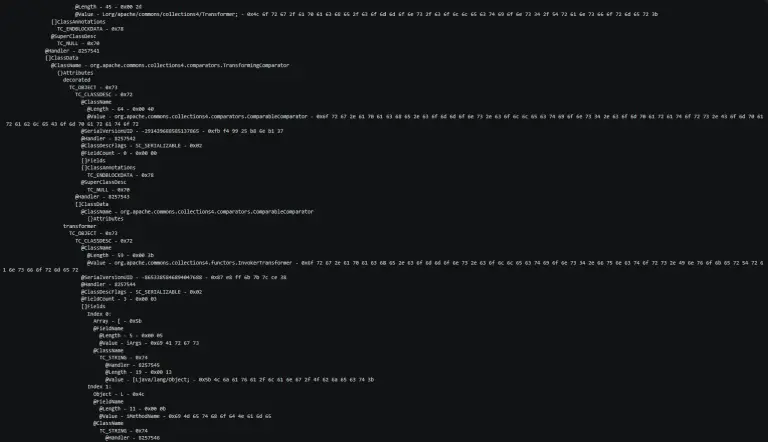 Java serialization protocol analysis